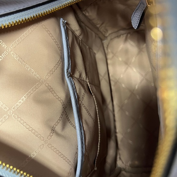 Michael Kors Blue Abbey Medium Backpack - Picture 4 of 8